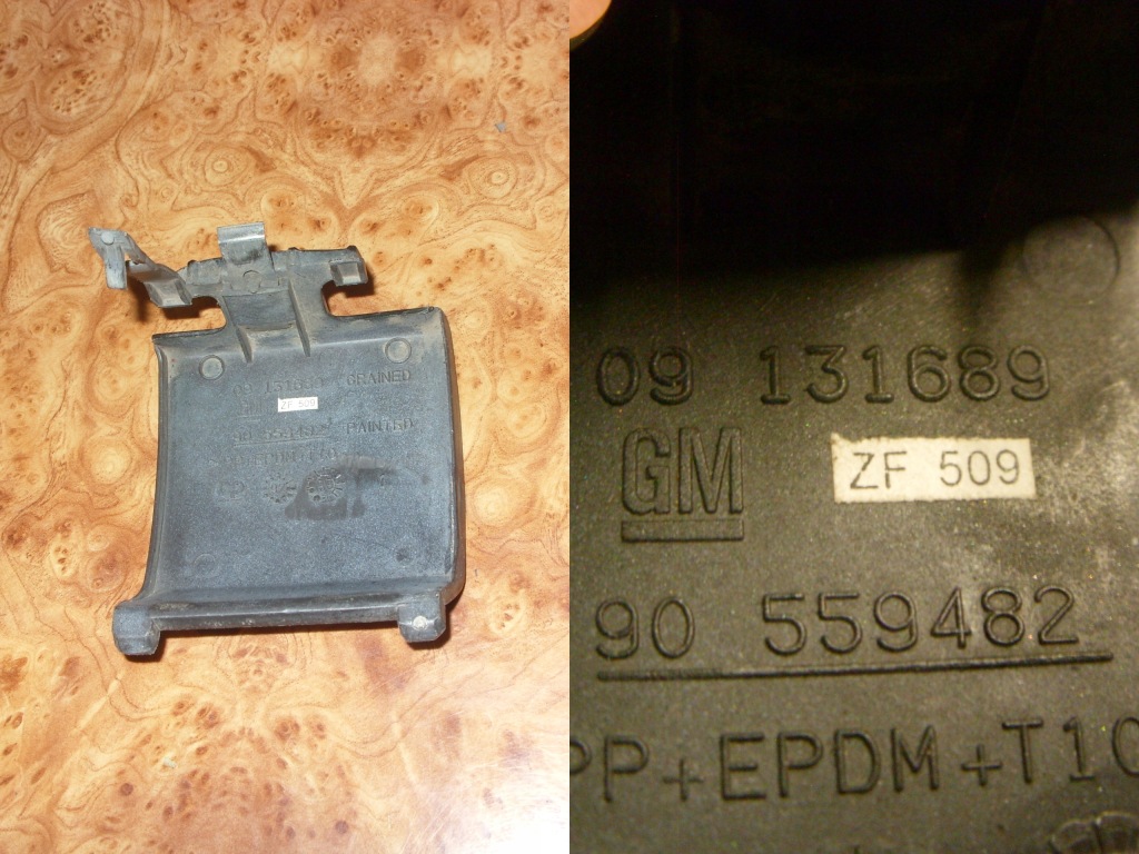 фото №5, Opel astra ii g заглушка фаркоп бампера 90559482