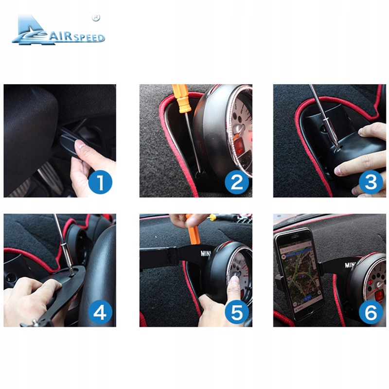 фото №7, Стиль mini кронштейн do mini cooper f55 f56 f54, szary