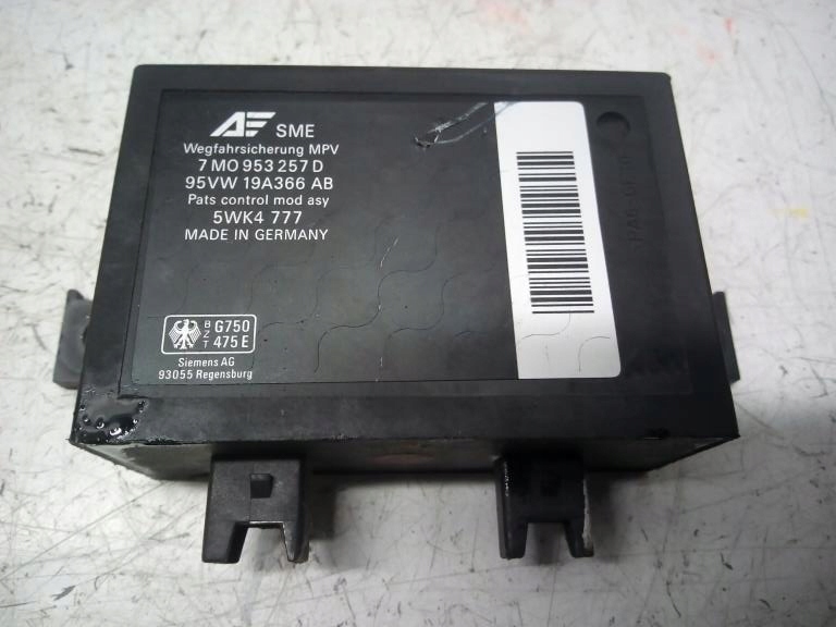 фото №3, Модуль імобілайзер ford galaxy mk1 1.9 tdi