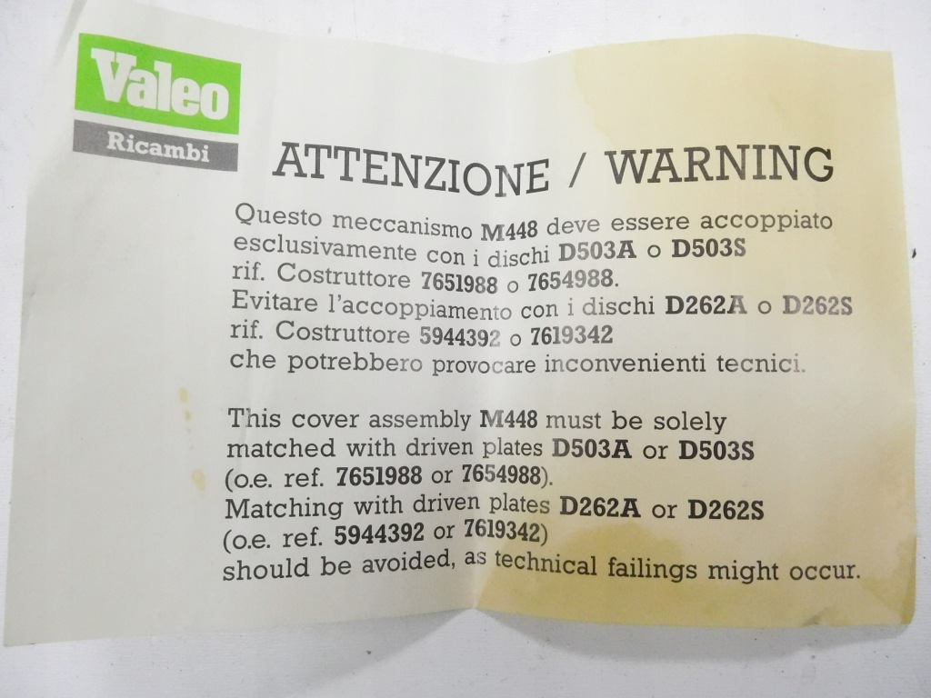 фото №6, Прижим сцепления fiat uno valeo m 448