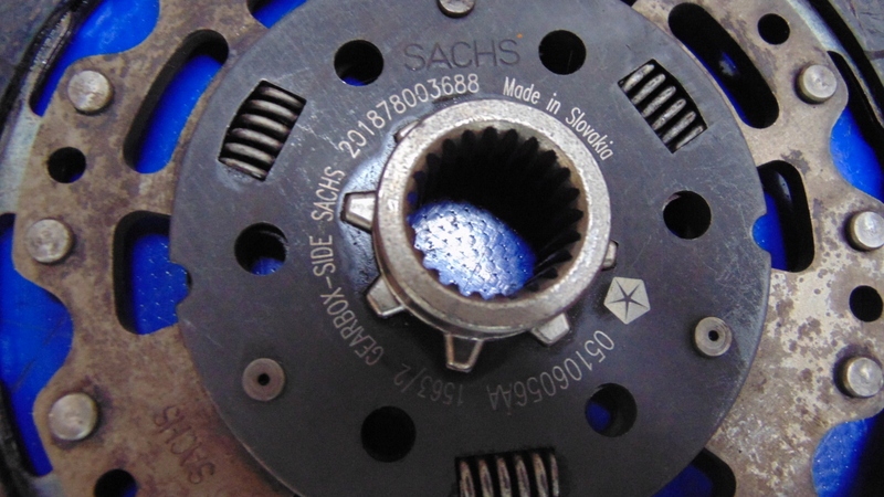 фото №3, Диск 8mm притиск sachs 2.2crd jeep compass 06-16 rok