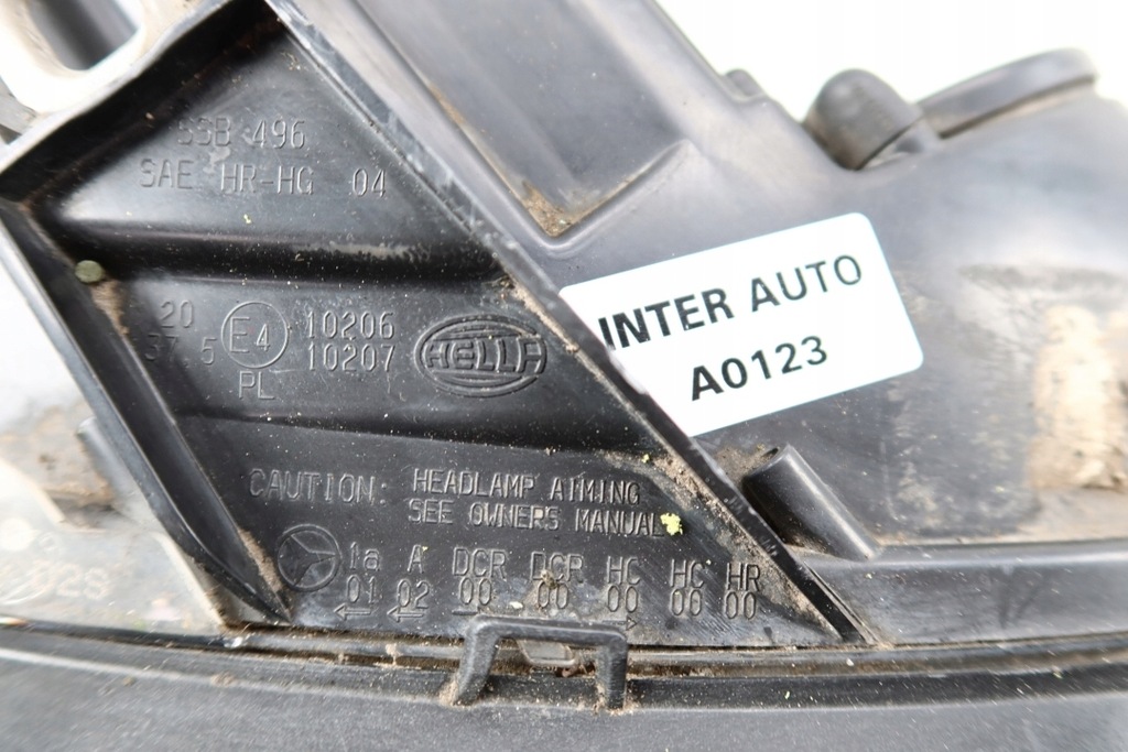 фото №16, Mercedes w164 x164 gl bixenon поворотний лампа перед правий права передня