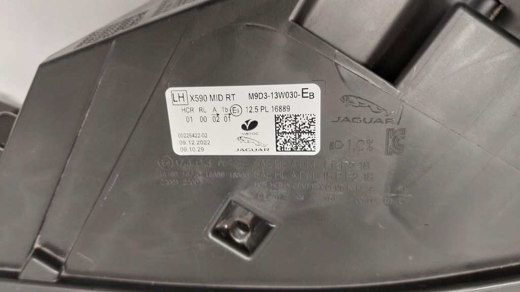 фото №10, Лампа перед передняя левая правая led jaguar i-pace x590 mid rt 18-22 europa