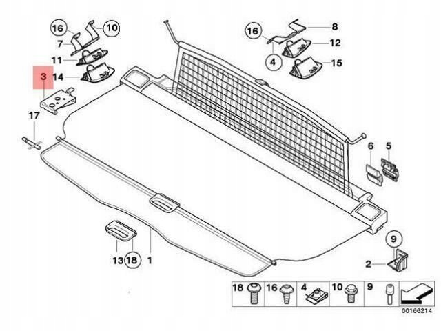 фото №1, Адаптер лівий bmw 3 e91 51477141473
