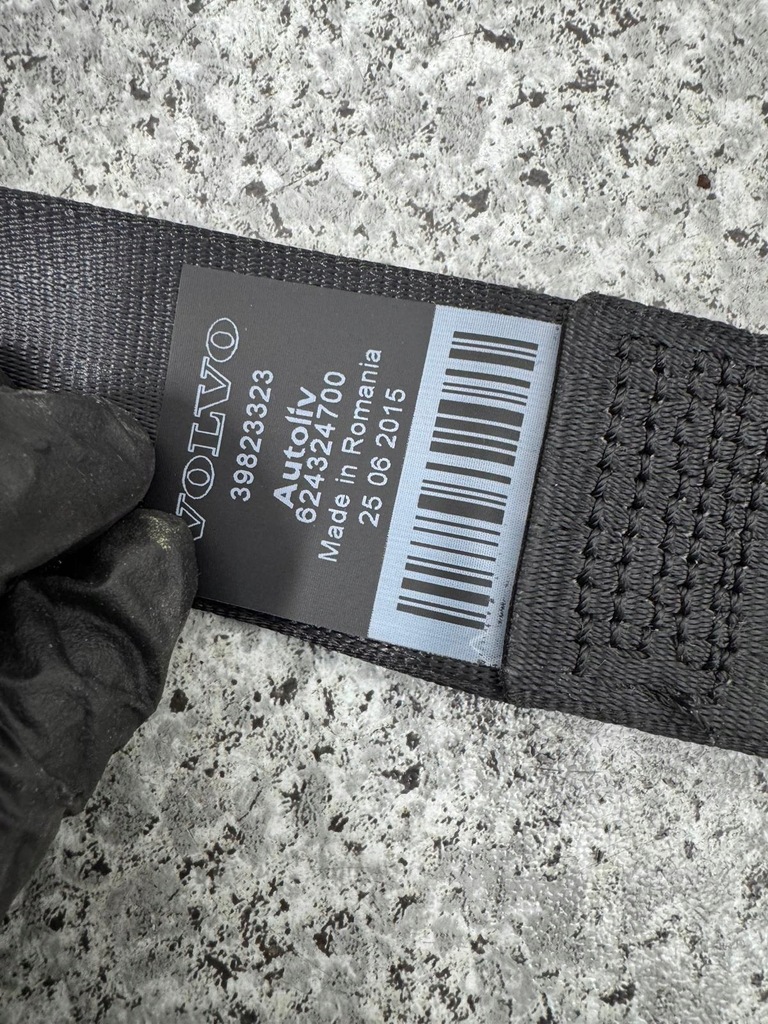 фото №5, Pas безопасности правый задняя volvo v60 i 2011-2018 39823323