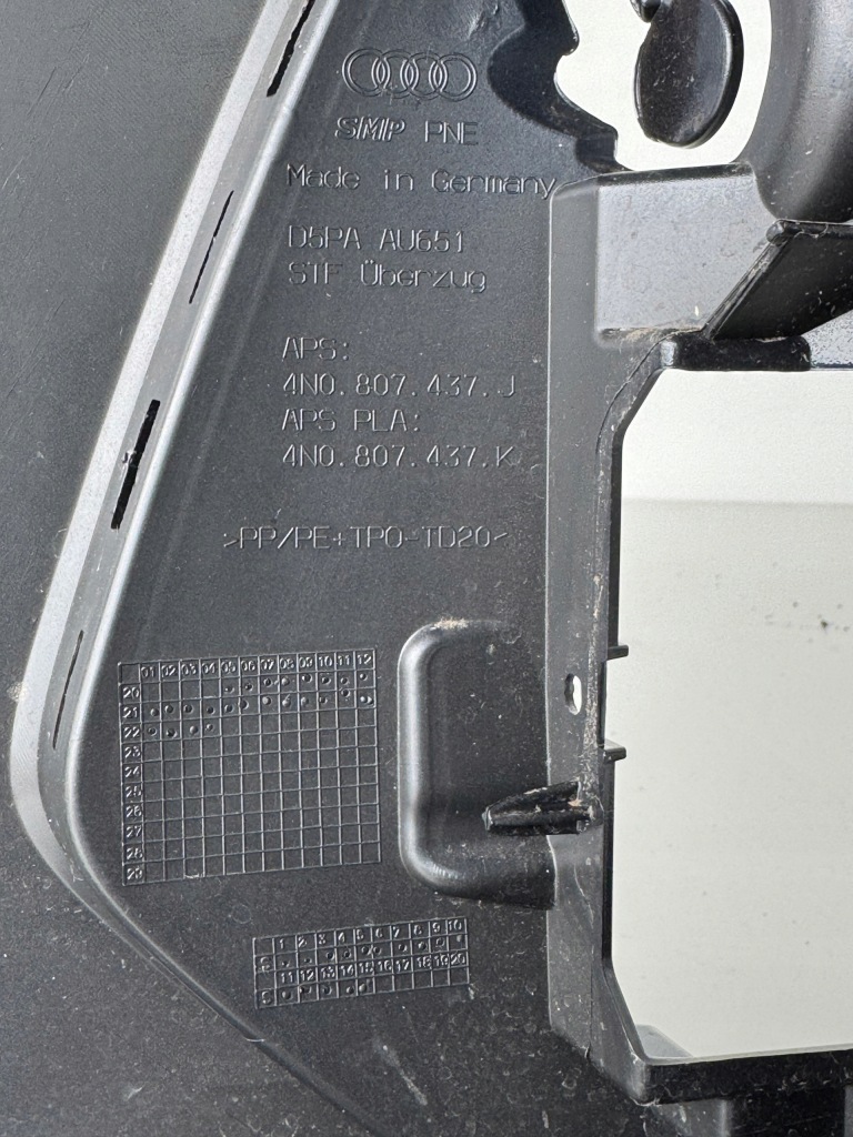 фото №9, Бампер перед передний audi a8 d5 lift 4n0 4n0807437j решётка радиатора решётка радиатора