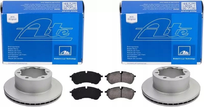 фото №1, Ate тормозные диски+ тормозные колодки задняя vw crafter 303mm