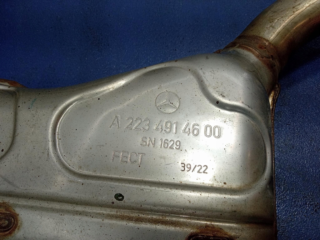S klasa w223 4.0 v8 biturbo глушители выхлоп конечный средний a2234914400 с Разборки