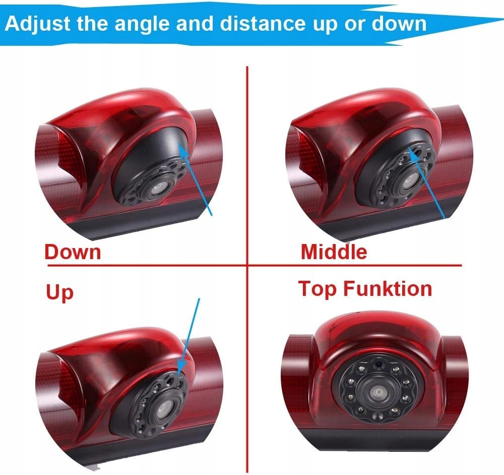 Лампа торможения hd fiat ducato x250 заднего вида с камера nocną в Украине