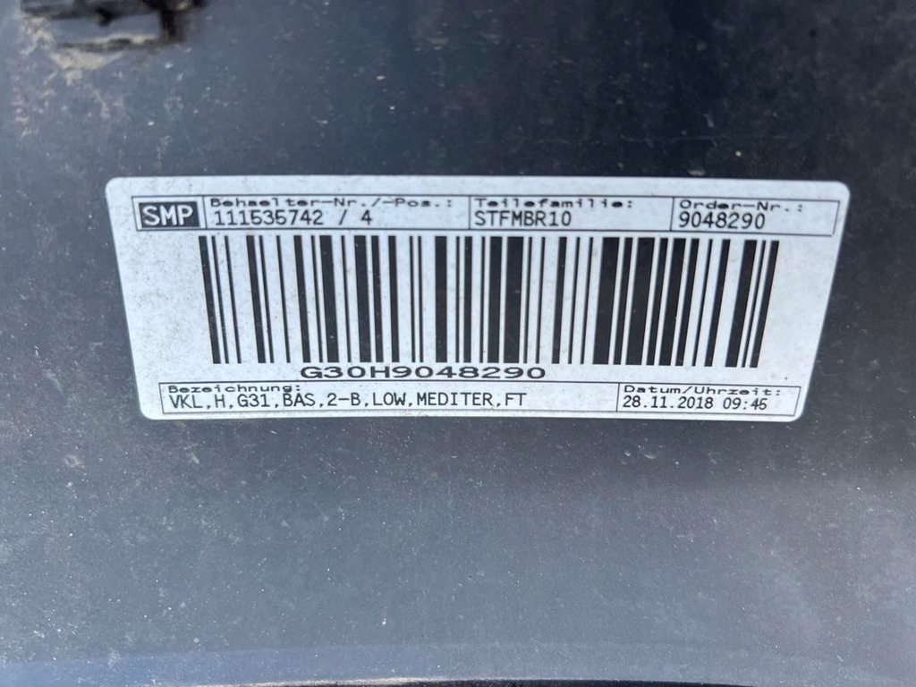 фото №7, Бампер задняя задний bmw 5 g30 g31 kombi