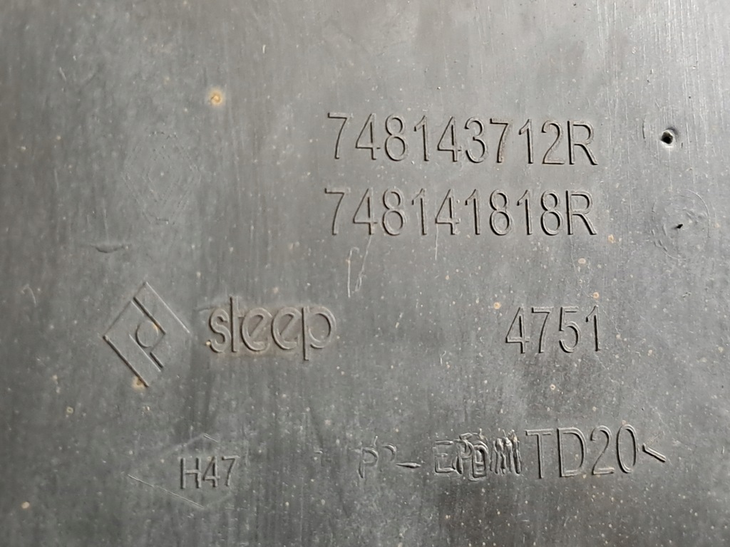 фото №7, Защита подвеска корпус правая 1.0 tce dacia logan iii 3 sandero 21r