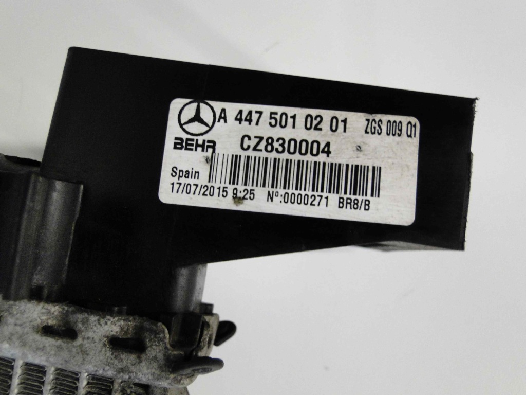 фото №7, Mercedes vito w447 447 радиатор воды a0995010201