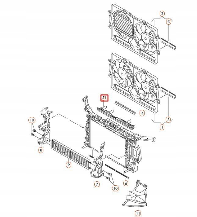 фото №7, Крышка верхний audi q5 8rb 8r0121292b