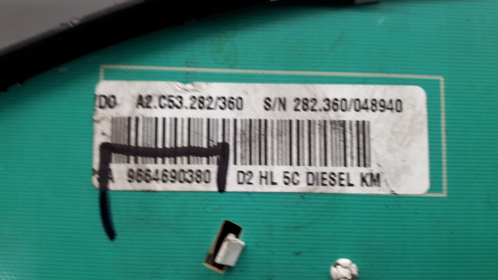 фото №10, 9664690380 лічильник приладова панель peugeot 407 lift 1.6hdi