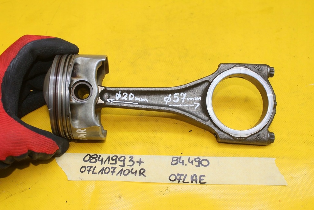 фото №10, Поршень шату́н шатун s6 c6 5.2 fsi bxa 07lae