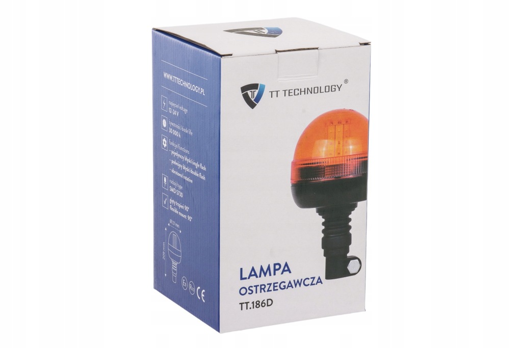 фото №2, Лампа попереджувальна kogut led na штифт 12-24v