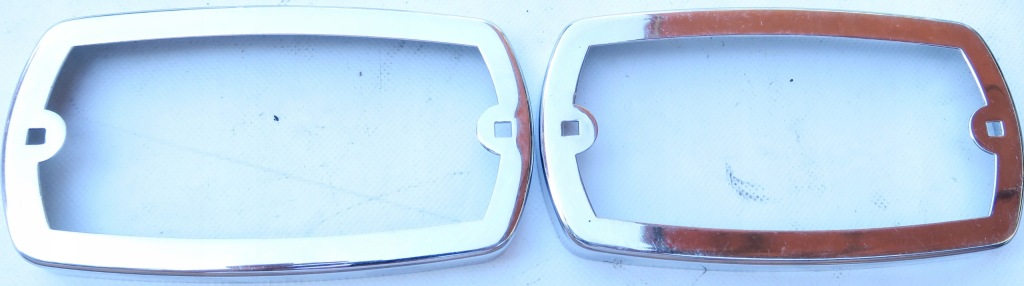 Купить Накладки хром противотуманные фары bosch hella 94x170mm