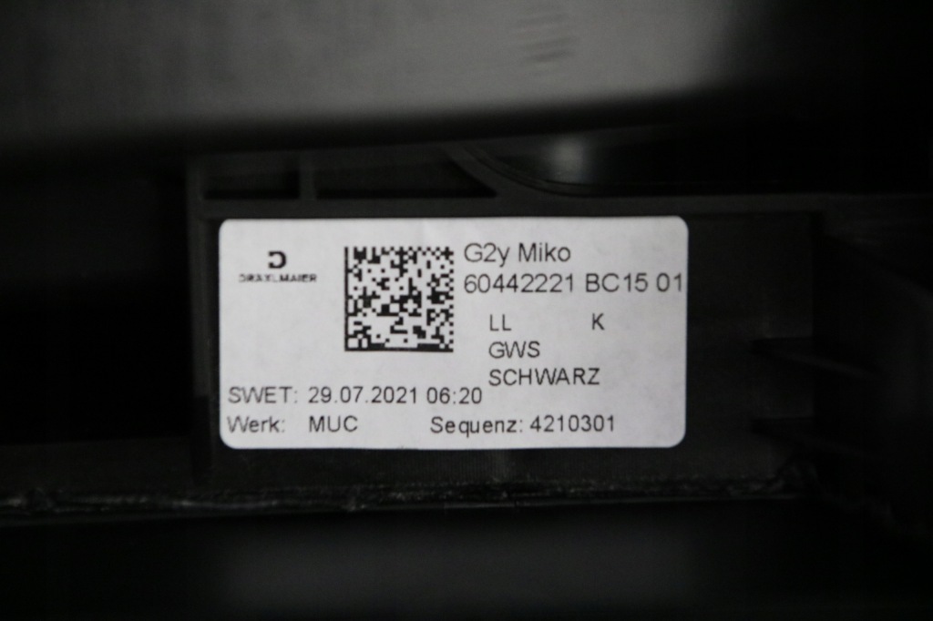 фото №7, Bmw g20 g21 g22 g26 тунель середній підлокітник чорний