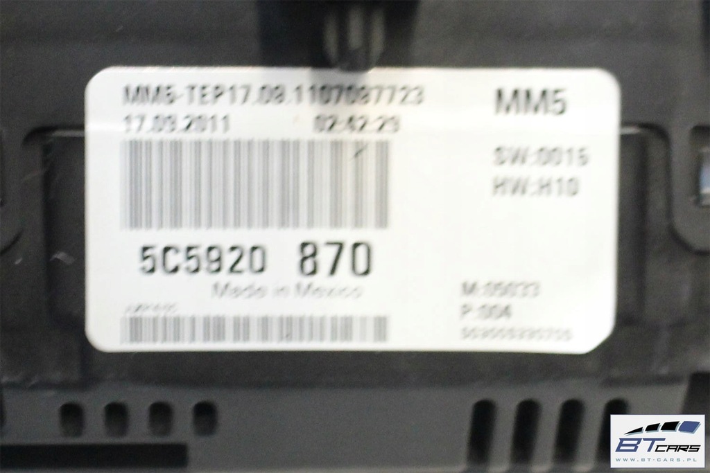 фото №6, Vw the beetle набір стартовий запуск автомобіля автомобіля 5c5920870 06j906027a