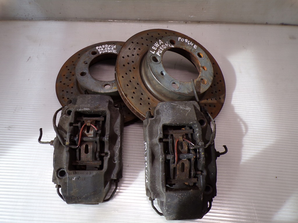 фото №1, Тормозные диски суппорты swap перед porsche 987 cayman