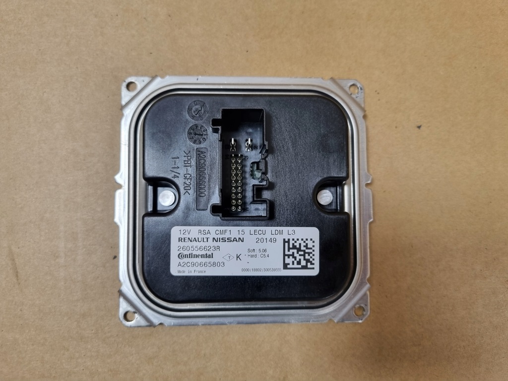 фото №1, Renault zoe clio перетворювач модуль led лампи 260556623r