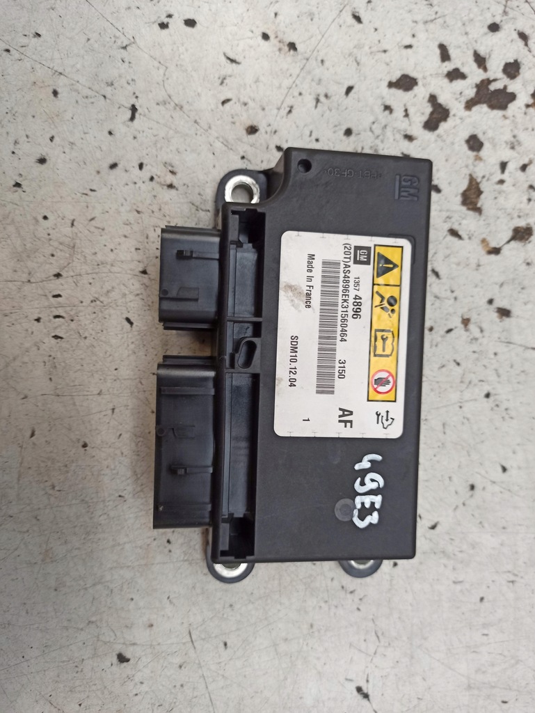 фото №1, Opel astra j модуль подушка безопасности 13574896