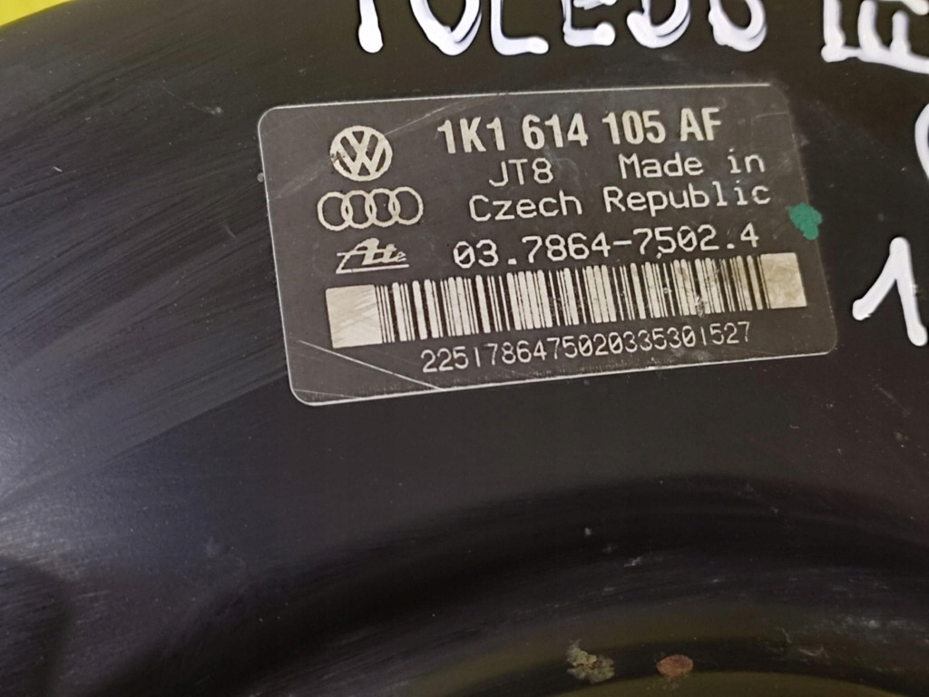 фото №6, Seat toledo iii 1.9 tdi усилитель тормозов насос тормозная 1k1614105af