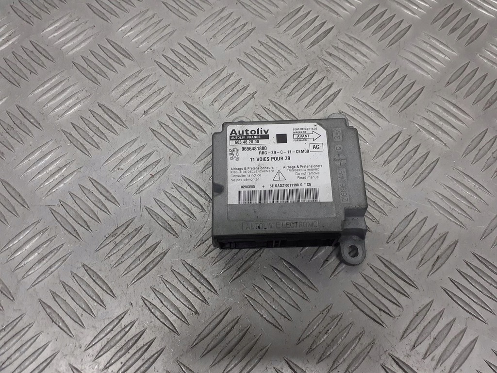 фото №1, Модуль датчик подушка безпеки peugeot 607 9656481880