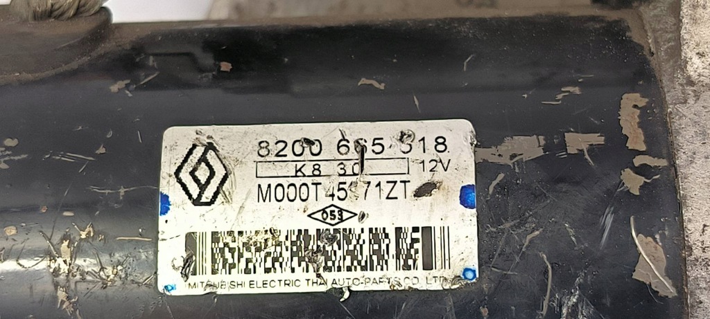 фото №2, Стартер 8200665518 renault megane iii