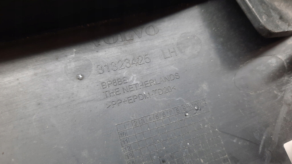 фото №8, Напрямна бампера перед лівий 31323425 volvo s60 v60