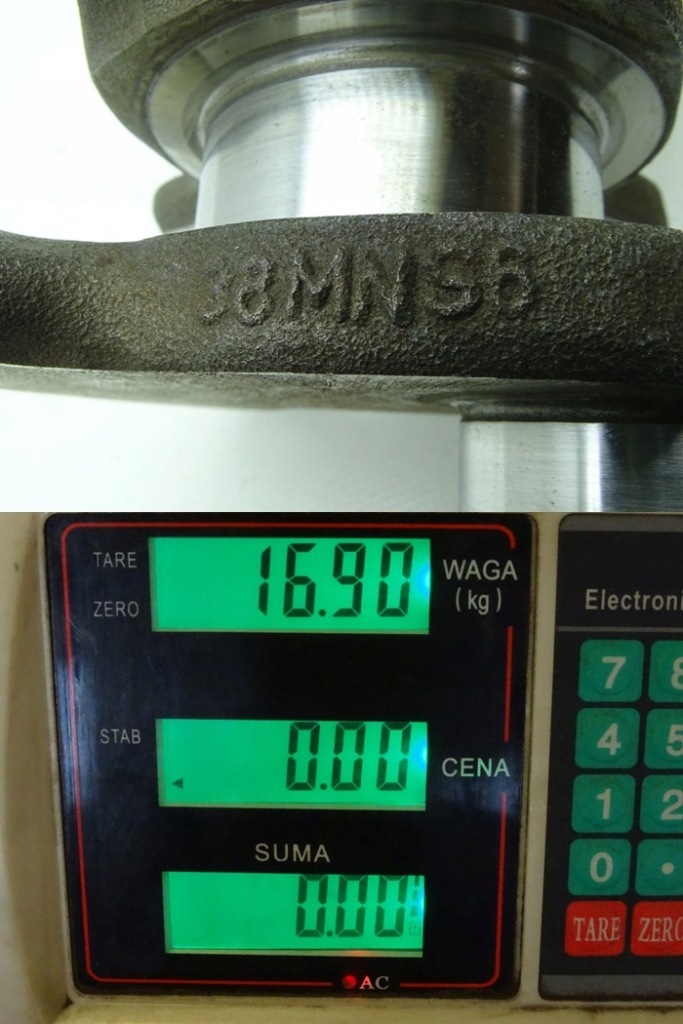 Mercedes e w210 96-02 2.8 v6 112.921 wał колінчастий Оригінал