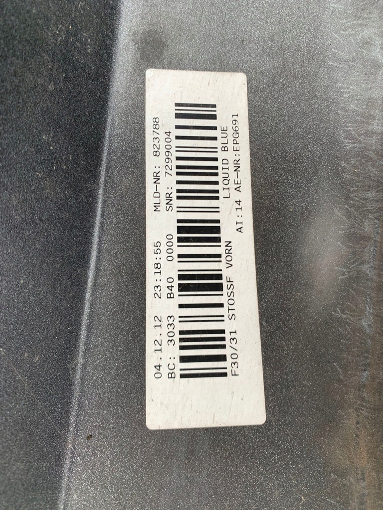 фото №10, Бампер перед передний bmw iii 3 f30 f31 lift