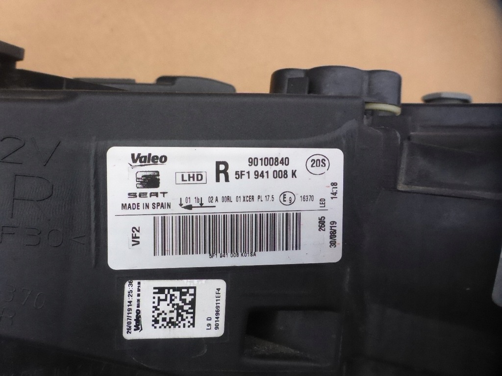 фото №16, Seat leon iii lift full led фара правый 5f1941008k оригинал europa