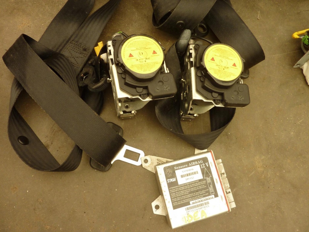 фото №12, Панель приладів панель  подушки безпеки ремені датчик fiat idea lift