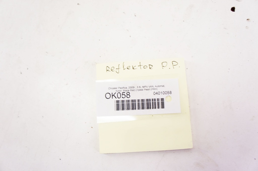 фото №9, Ok058 chrysler pacifica i лампа правий перед