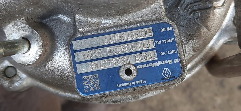 фото №9, Турбонагнетатель turbo турбина 1.4tce renault megane iii h82843795