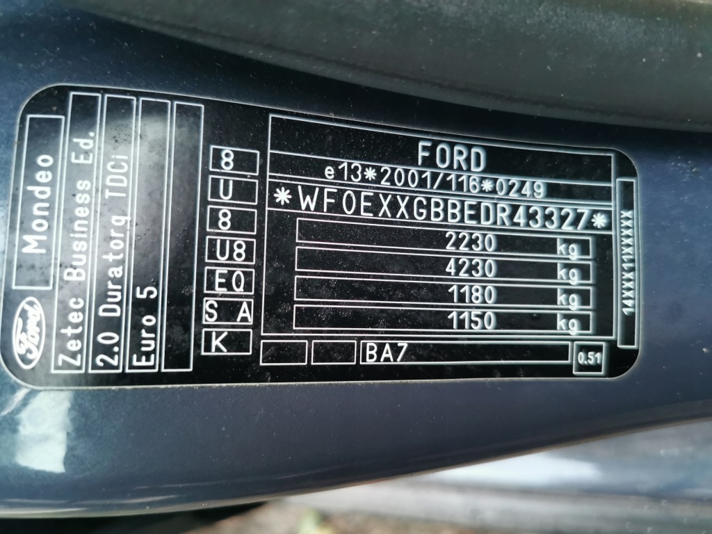 фото №2, Двері лівий перед ліва передні ford mondeo mk4