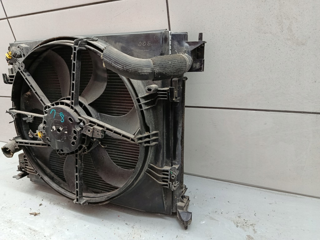 фото №4, Радіатор вентилятор nissan qashqai оригінал t83634a t84603b fs2196 комплект