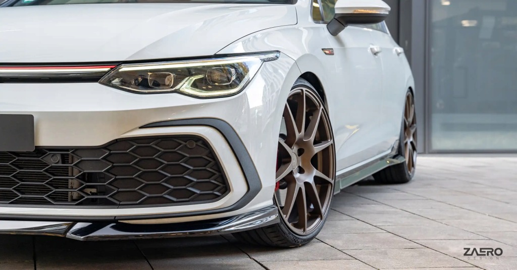 фото №7, Накладки боковой накладки vw golf 8 gti gtd r zaero design