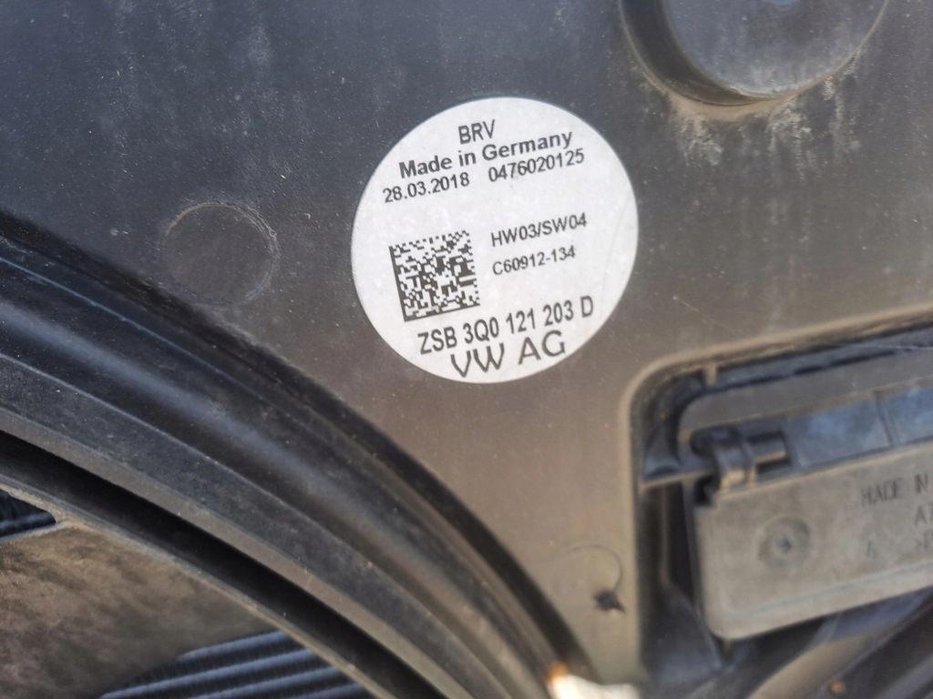 фото №5, Skoda kodiaq вентилятор / комплект 3q0121205b 3q0121207c 5wa121203t