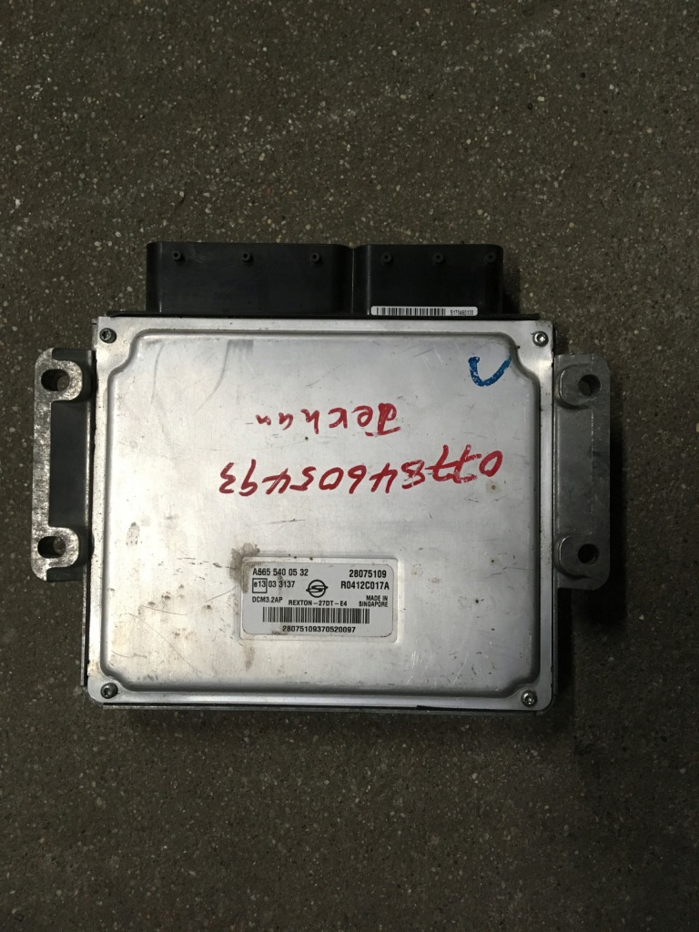 фото №1, Ssangyong бортовий комп'ютер блок керування двигуна