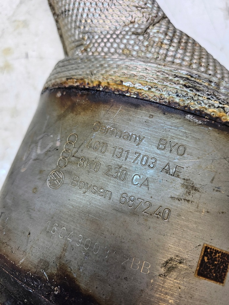 фото №5, Катализатор dpf фильтр audi a6 c7 a7 a4 b9 a5 8w 2.0 tdi 4g0131701ae