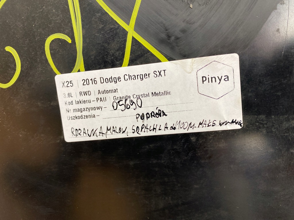 фото №11, Крила правий перед передній dodge charger 2015 usa