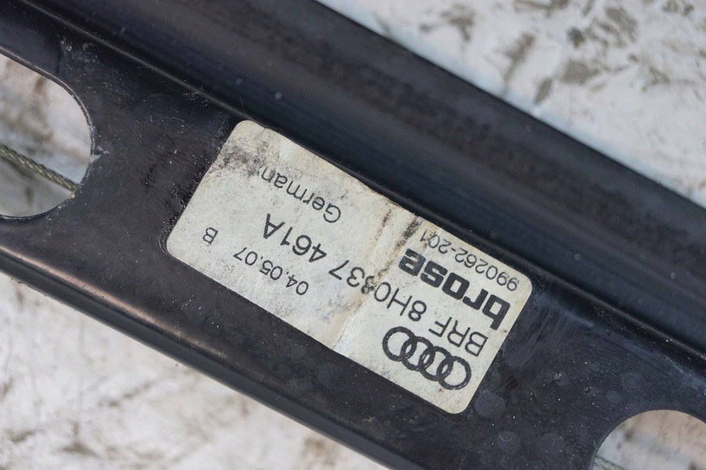 фото №11, Подъемник механизм стекло левый перед audi a4 b7 cabrio