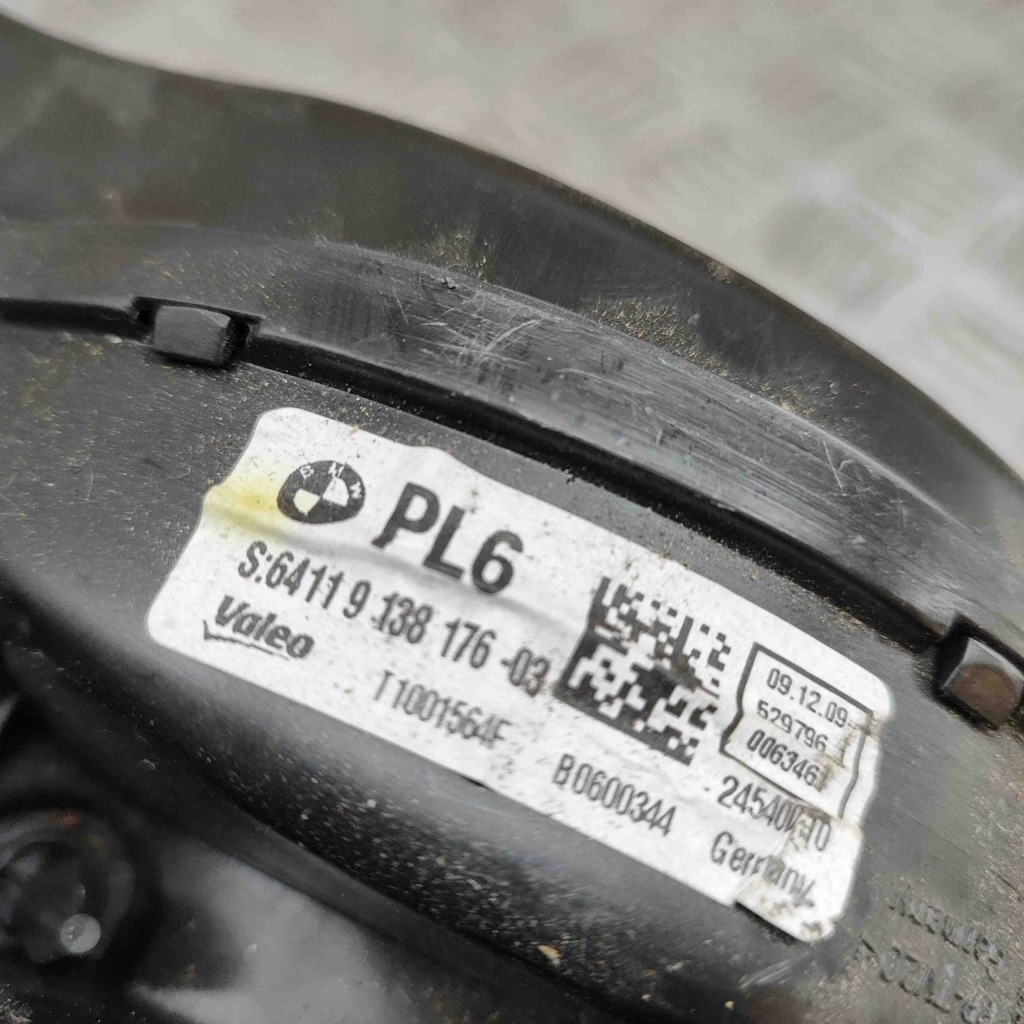 фото №10, Моторчик отопителя bmw 5 gran turismo f07 9153806 29363123 3.0l 180kw