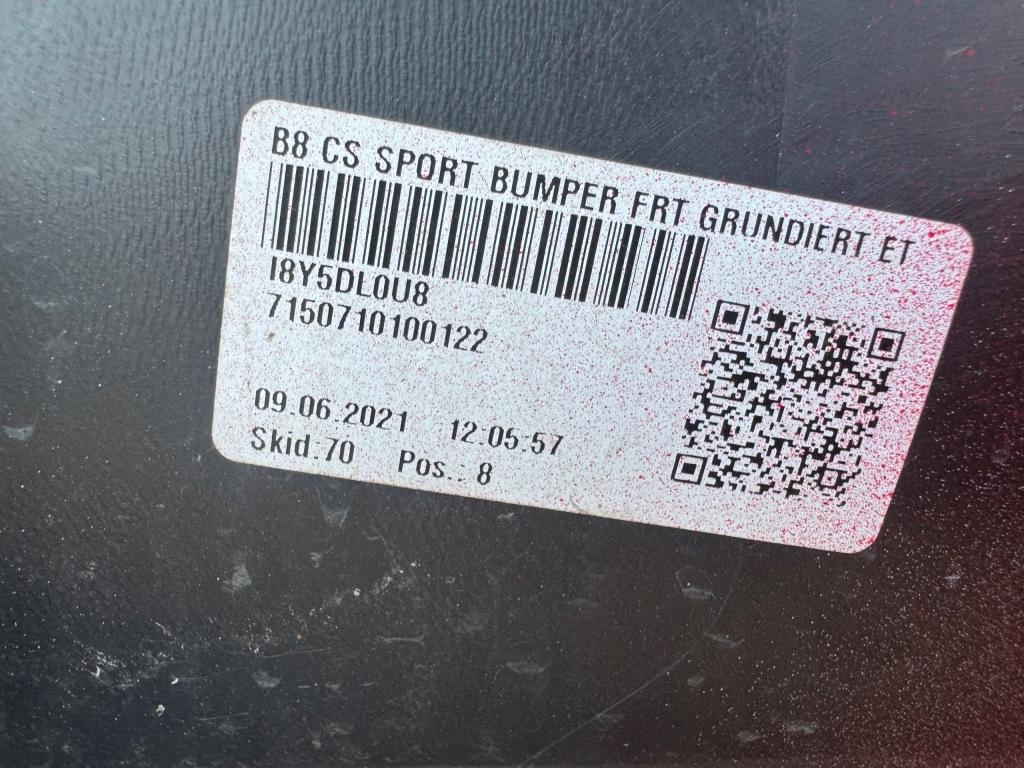 Бампер перед audi a5 8t0 s-line омыватель pdc оригинал в Украине