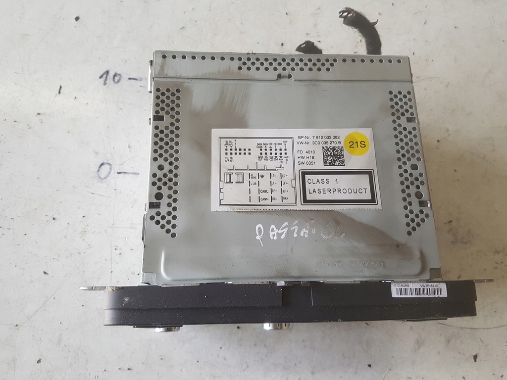 фото №2, Vw passat cc 08-12r радио cd навигация