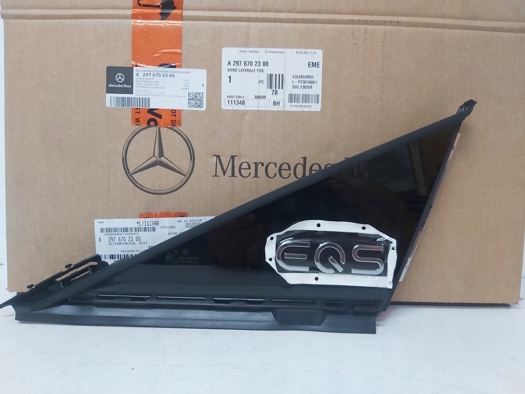 фото №1, Скло перед ліва mercedes eqs w297 a2976702300
