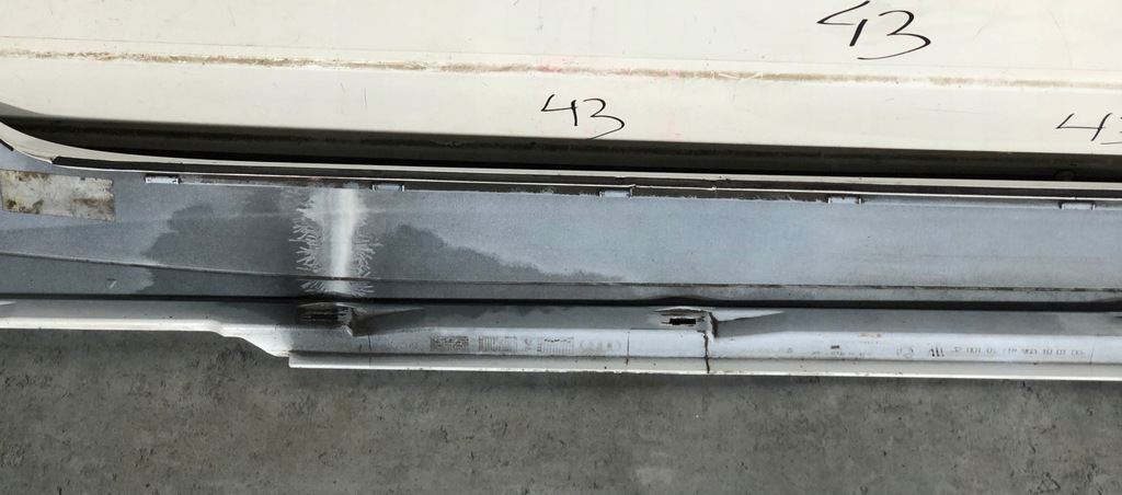 фото №13, Audi a6 c8 2018- молдинг поріг ліва накладка поріг ліва оригінальна