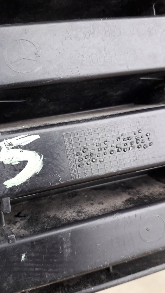 фото №9, Mercedes-benz оригинальный номер a1698850123 решётка радиатора решётка бампера classe